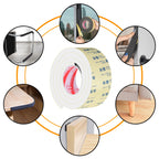 Rubber Self Adhesive Sponge Seal Strip Single Sided Adhesive EVA Black Foam Anti-collision Seal Gasket Width10-50mm Thick 1-5mm