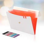 Expanding File Folders, A4 Size Accordion File Organizer, 7 Pockets Folders for Documents, for School Office Supplies