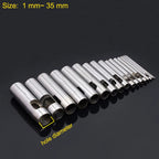 1piece 45# Steel Hole Punch Tool Snap Button Rivets Punch Setter Hand Tool Steel Spike Studs for Leather Craft Garment Shoes