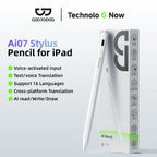 GOOJODOQ Ai07 Stylus Pen For Apple Pencil Ai Read/Write/Draw Tilt-sensitive Palm Rejection USB-C Fast Charge for ipad 2018-2025