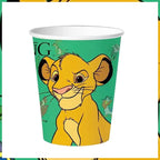 Lion King Birthday Party Decoration Lion Disposable Dinnerware Tablecloth Cup Plate 3D Balloon for Kids Baby Shower Supplies
