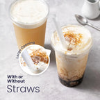 12/16/20oz Disposable Transparent Plastic Cup Leakproof Shatterproof Fit For Milk Bubble Tea Coffee Beverages Daily Use