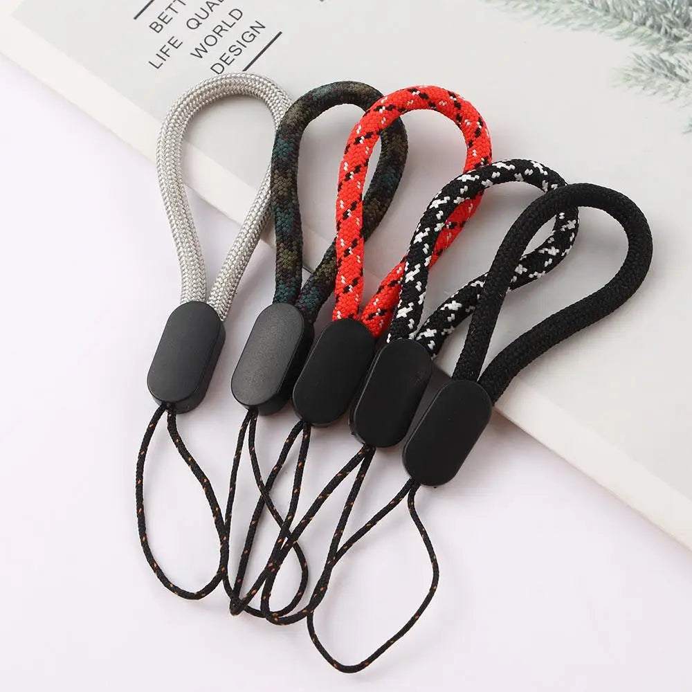 Anti Lost Adjustable Hand Lanyard Nylon Gadget Rope Multicolor Camera Lanyard Portable Mobile Phone Wrist Straps