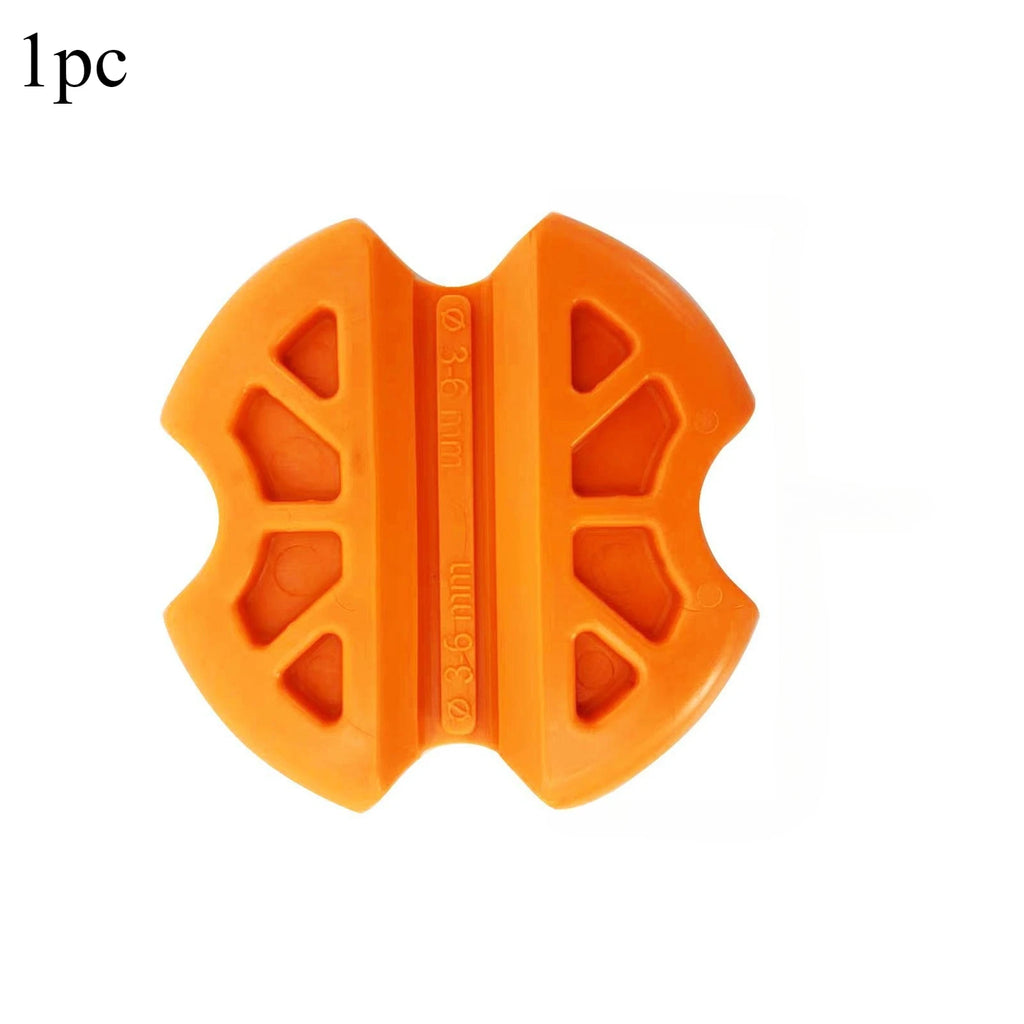 1/2pcs Portable Wire Drawing Machine Rubber Thread Device Electrician Wire Holder Tool Wire Drawing Anti-slip Clamp