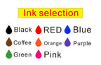 Personalized Logo Self inking Stamp Customized Photosensitive ink Stamps Your design picture Custom wedding initial Library book