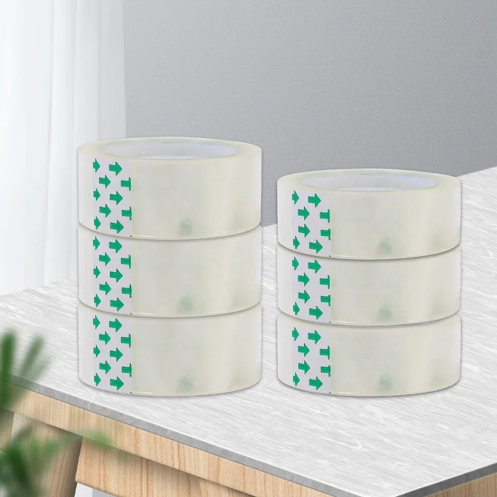 Clear Tape Multifuntion High-viscosity Adhesive Tape 20-5 Rolls Clear Tape Refill Roll for Gift Wrapping,Office, Home, School