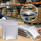 Bubble Mailers Silver Padded Mailing Envelopes Self Seal Shipping Envelopes for Packing Mailing Bubble Mailers Mailer Bags