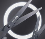 Black Blade Scissors, Sharp Multi-Color Household & Office Small Scissors, Paper Cutting Stationery for Handmade Crafts DIY