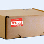 300/600pcs Fragile Stickers "Handle with Care" Packaging, Paper Labels for Safe Shipping Cartons Boxes, Moving,Glass Packages