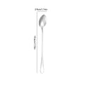 Stainless Steel Threaded Bar Spoon Swizzle Stick Coffee Cocktail Mojito Wine Spoons Barware Bartender Tools Accessories