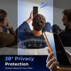 1pc Privacy Tempered Glass Screen Protector with Dust-Free Alignment Installation Kit, Full Coverage Anti-Fingerprint Shock-Resistant Phone Screen Film, Compatible with iPhone 17/16/15/14/13/12 Series, Pro Max/Pro/Plus/Air Mo