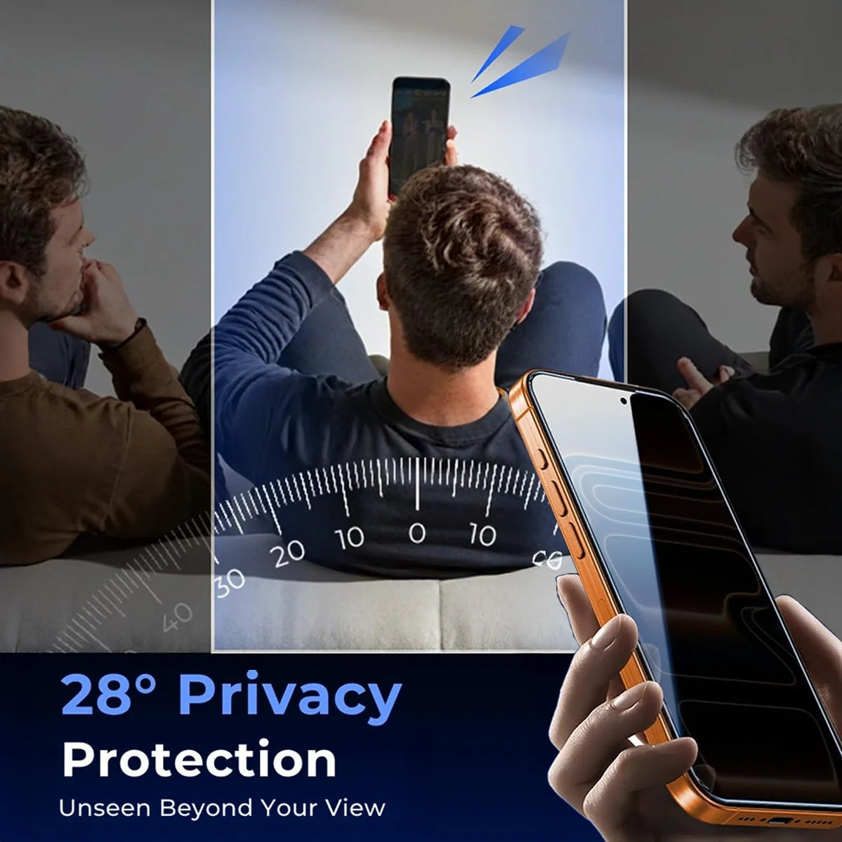 1pc Privacy Tempered Glass Screen Protector with Dust-Free Alignment Installation Kit, Full Coverage Anti-Fingerprint Shock-Resistant Phone Screen Film, Compatible with iPhone 17/16/15/14/13/12 Series, Pro Max/Pro/Plus/Air Mo