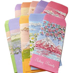 100Pcs Colorful Printing daily romance life envelope pink daisy Office Paper Envelopes Oil painting School Supplies 175*88mm