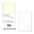 Fromthenon Journal Notebook Refill Planner Inserts Blank Grid Line Paper A5A6B6 Diary Book Inner Page School Office Stationery