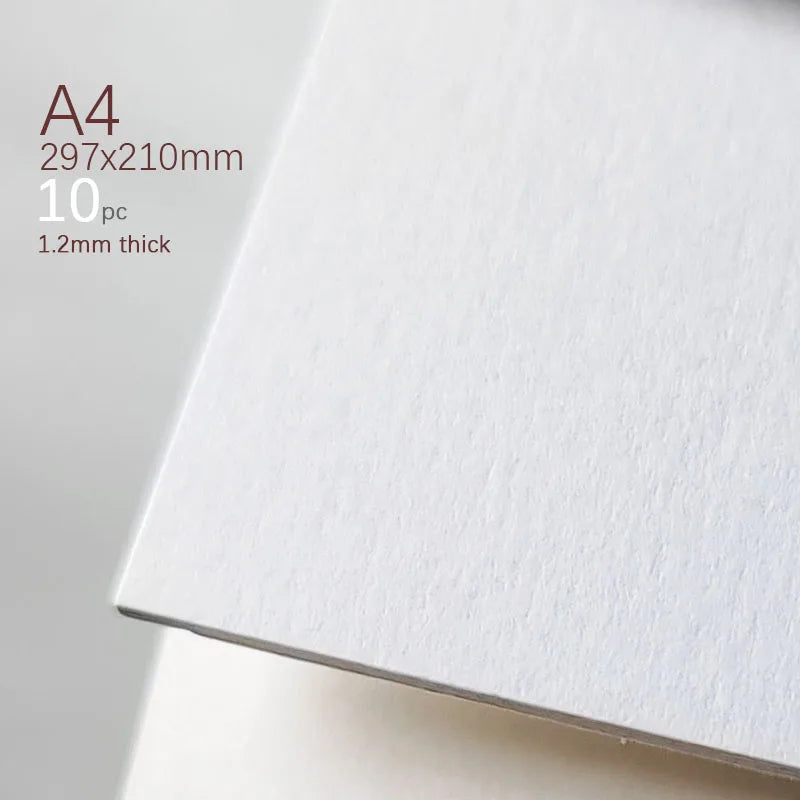 Thick Paper Hard Cardboard 1mm 1.2mm White Kraft 2 Sides Color Diy Handmake Card Making Craft Paper Chipboard Backing Board