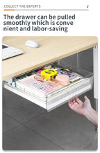 Hidden Under Desk Drawer Storage Office Organizer Desk Self Adhesive Drawers Plastic Undertable Accessories Storage Box Drawe