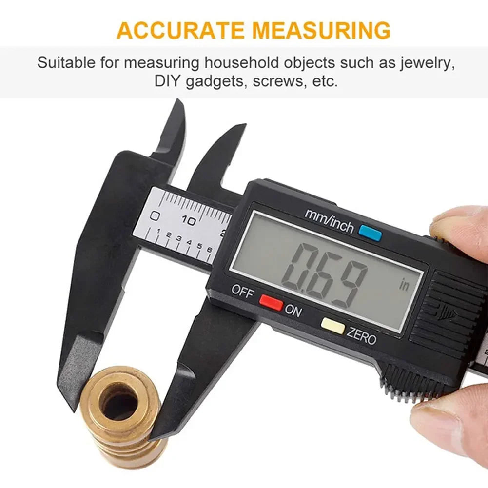 Digital Electronic Vernier Caliper 150mm Tattoo Eyebrow Ruler Measuring Tool 6 Inch LCD Microblading Micrometer Measurement Tool