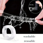 Versatile Reusable Double Sided Waterproof Adhesive Tape Strong Viscosity Firm Sticking Washable Removable Multipurpose Tape