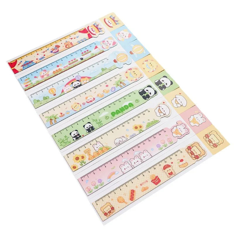 Magnetic Ruler Multifunction Cartoon Soft Ruler Ruler Cute Student School Supplies Reward Children Stationery Small Gift