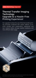 Niimbot M2 Portable Thermal Transfer Label Printer Multi-function Sticker Label Maker Machine for Office Clothes Tag Power Cable