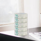 1-3Roll Transparent Tape Width 8/12/18mm Packing Tape Traceless Students Adhesive Tape Packaging Tool Stationery Office Supplies