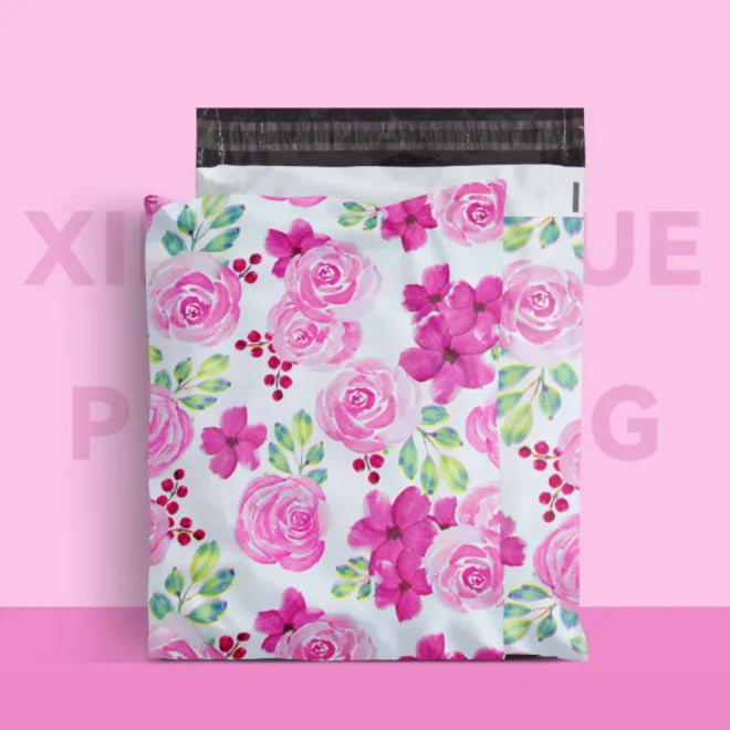 100PCS Poly Mailer Adhesive Envelope Shipping Bag DIY Garment T-shirt Dress Jacket Bra Christmas Toys Gift Packaging Pouches