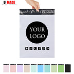 100pcs Custom Poly Mailer with Logo Self Seal Plastic Shipping Bags Personalized Packaging for Business Shipping Envelopes