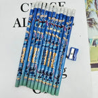 12pcs Cute Stitch Pencil with Sharpener for Students Anime Cartoon Writing Tool Kawaii Pencils Children School Supplies Gifts