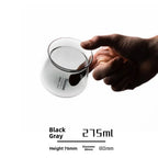 175ml 275ml Hand-Poured Coffee Sensory Smell Taste Cup Heat-Resistant Glass Sharing Jug Transparent European Style Texture De...