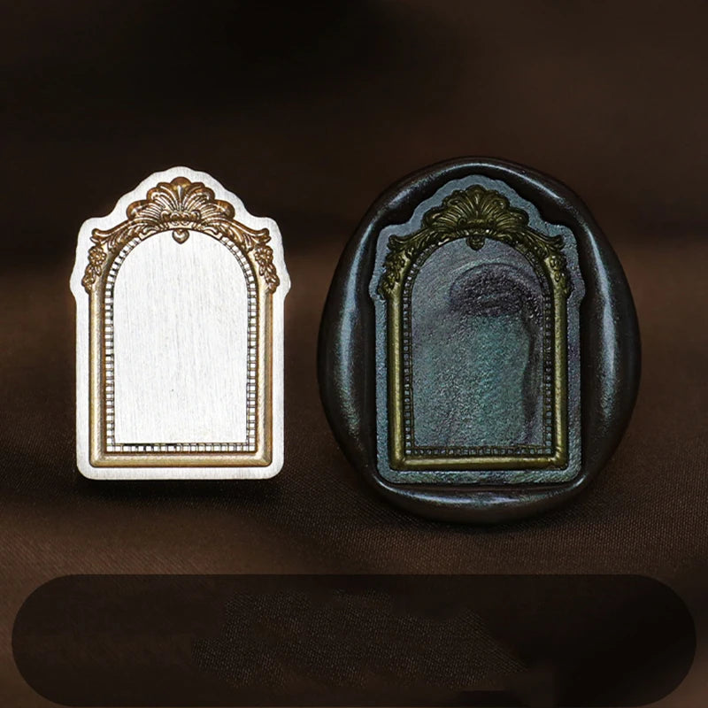 Fire Paint Seal Wax Stamp Heads Photo Frame Series Sealing Wax Stamp Head For DIY Scrapbooking Envelope Wedding Party Invitation