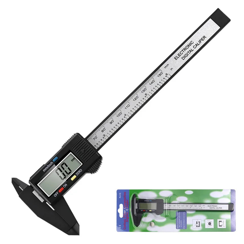 150mm Electronic Digital Caliper Dial Vernier Caliper Gauge Micrometer Measuring Tool Digital Ruler
