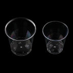 Reusable Transprent Plastic Disposable Dessert Cups Round Pudding Boxes Cupcake Muffin Cup Mould Kitchen Drinks Tools 50/90ml