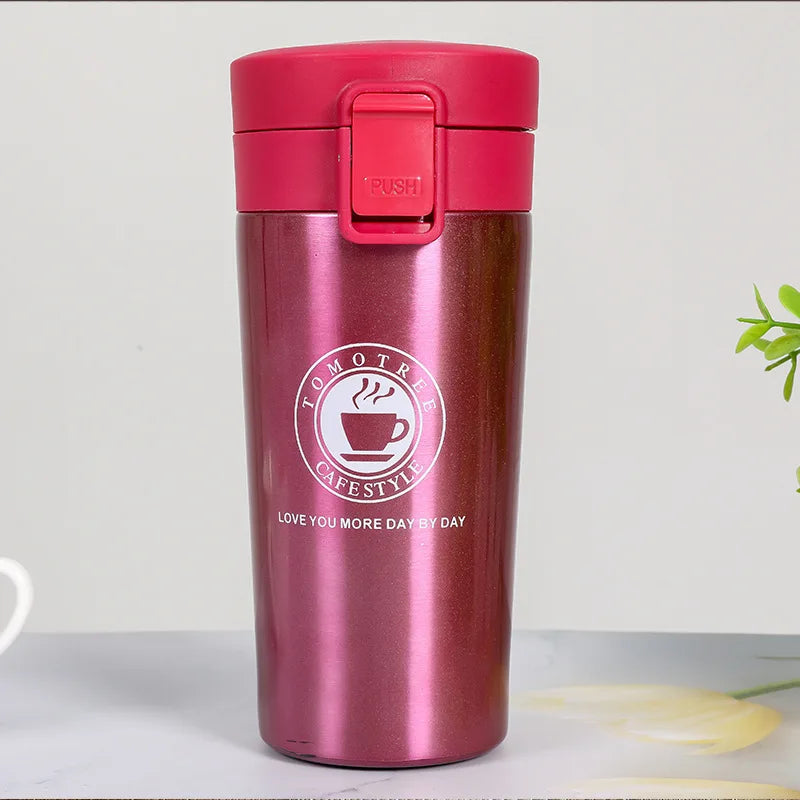 380/510ML Coffee Cup Stainless Steel Thermo Bottle Car Thermal Cup Outdoor Sports Vacuum Flask Keeps Cold and Heat Thermal Mug
