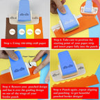 Punches Decorative Lace Edges Scroll Punch Embossing For Scrapbook Cards Easy To Operate DIY Handcraft Tool