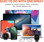 2 In 1 Screen Cleaner Spray Kit Portable Screen Cleaning Tools Microfiber Cloth For Apple Watch iPhone Xiaomi PC Laptops Phone