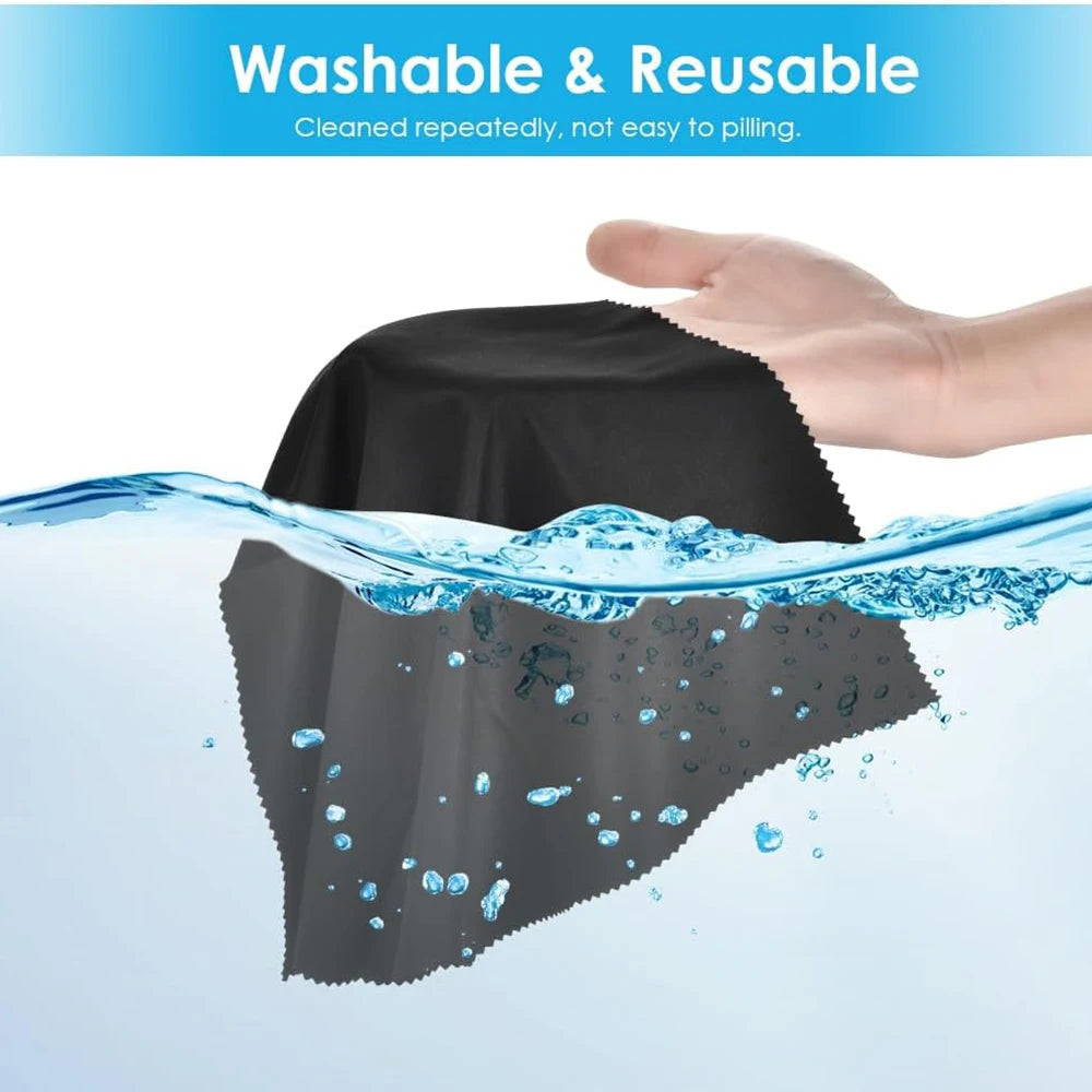 Ultra-Soft Microfiber Cleaning Cloth Multifunctional Screens Wipes for IPhone Eyeglasses Lens Glasses Laptops Tablets LCD Camera