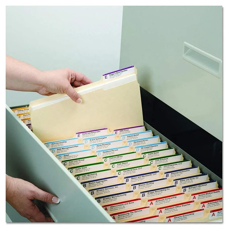 Sharkbang 5pcs/10pcs/20pcs A4 Manila File Folders, Great For Organizer And Easy Files Storage,Khaki Folder Papers
