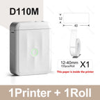 Niimbot D110 Label Printer Bluetooth Mini Adhesive Portable Smart Label Maker UV Without Ink For Office School Labeling Machine