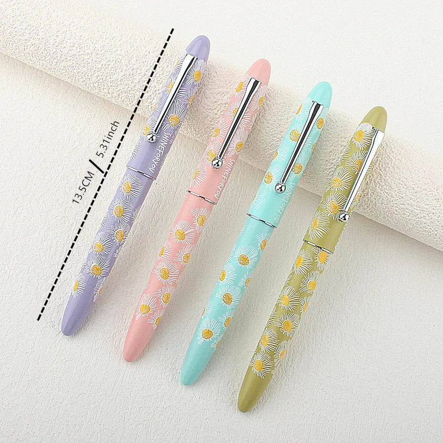 Jinhao X750 Classic Style Silver Clip Metal Fountain Pen 0.5 mm Nib Steel Ink Pens for Gift Office Supplies School Supplies