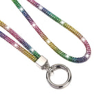 Glitter Rhinestone Phone Lanyard Phone Diamond Crystal Chain Straps Keychain Hanging Anti-lost Rope Mobile Phone Strap
