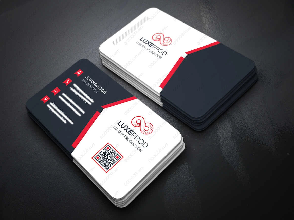 500pcs Free Design, Customized 300gms Logo Printing Business Card, Double-Sided and Full Color Printing, Round