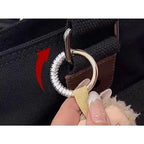 5pcs-10pcs for Labubu Anti Drop Buckle Silicone Rope Keychain Protection Ring Aurora White Transparent Winding Fixed Anti Drop