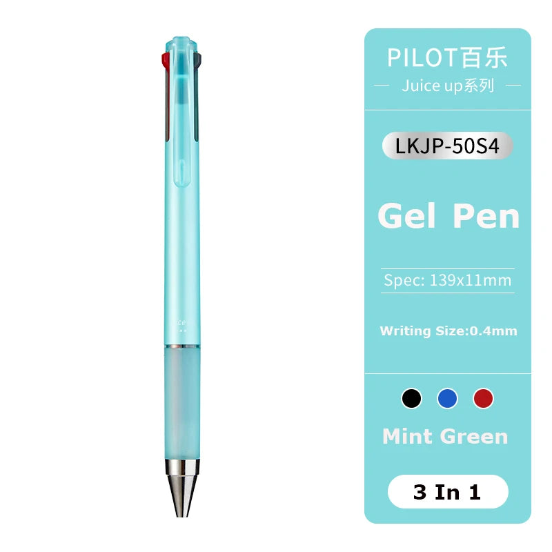 Japan Pilot Modular Pen Juice Up 3/4 Color 0.4mm Ultra-fine Gel Pens, Water-base Smooth Writing Versatile Stationery Aacsesories