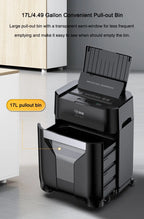 High Speed Fully Automatic Electric Paper Shredder Machine Cross Cut 4*12mm 80 Sheet Auto Feed Office COMET AF-780