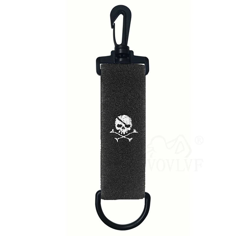 1-20PCS Outdoor Retractable Key Chain Mountaineering Buckle Key Chain Anti-loss Anti-theft High Rebound Metal Easy To Pull