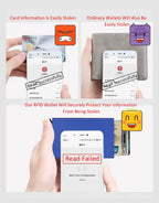 Rfid Metal Credit Card Holder Luxury Men Minimalist Wallet Cardholder Case Bag Business Supplies Card Storage Box Organizer Mini