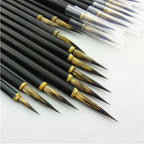3/4Pcs Wolves Hair Brush Chinese Calligraphy Pen Hook Line Paint Brush Chinese Calligraphy Brush Art Oil Painting Drawing Brush