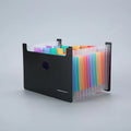 1pc 13 Grid Indexed A6 Organ Bag, Capable of Standing and Large Capacity Expandable Bill Storage Bag Folder