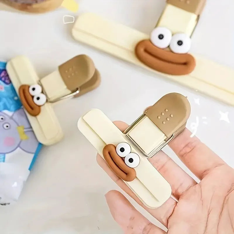 2/6 Pcs Creative Snack Sealing Clip Food Preservation And Moisture-Proof Sealing Clip Multifunctional Office Long Tail Clip