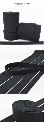 1/2/3/5M 10-80mm Black Elastic Band Nylon Rubber Bands At The Meter Apparel Sewing Bungee Cord Belt Spring Webbing Tape Supplies